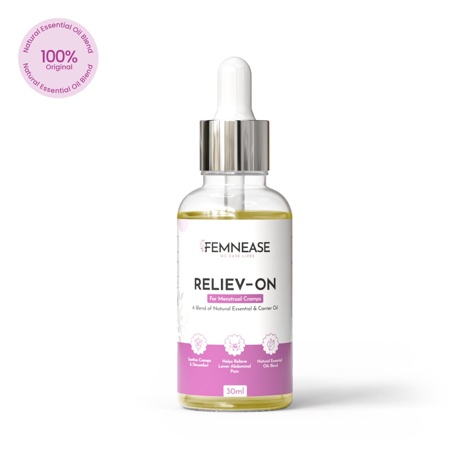RELIEV-ON Essential Oil Blend 30ml by FEMNEASE