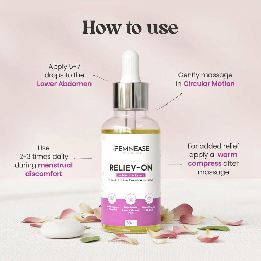 RELIEV-ON Essential Oil Blend 30ml by FEMNEASE