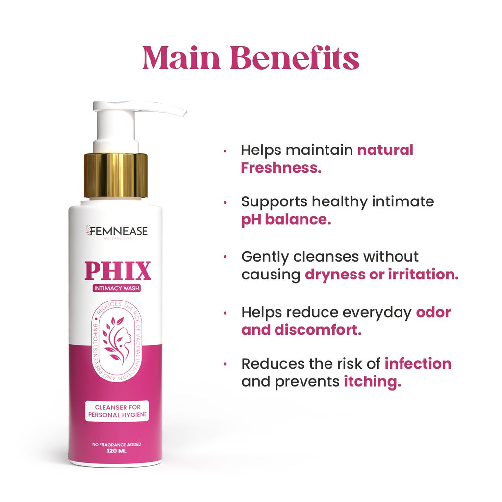 PHIX Intimacy Wash 120ml by FEMNEASE