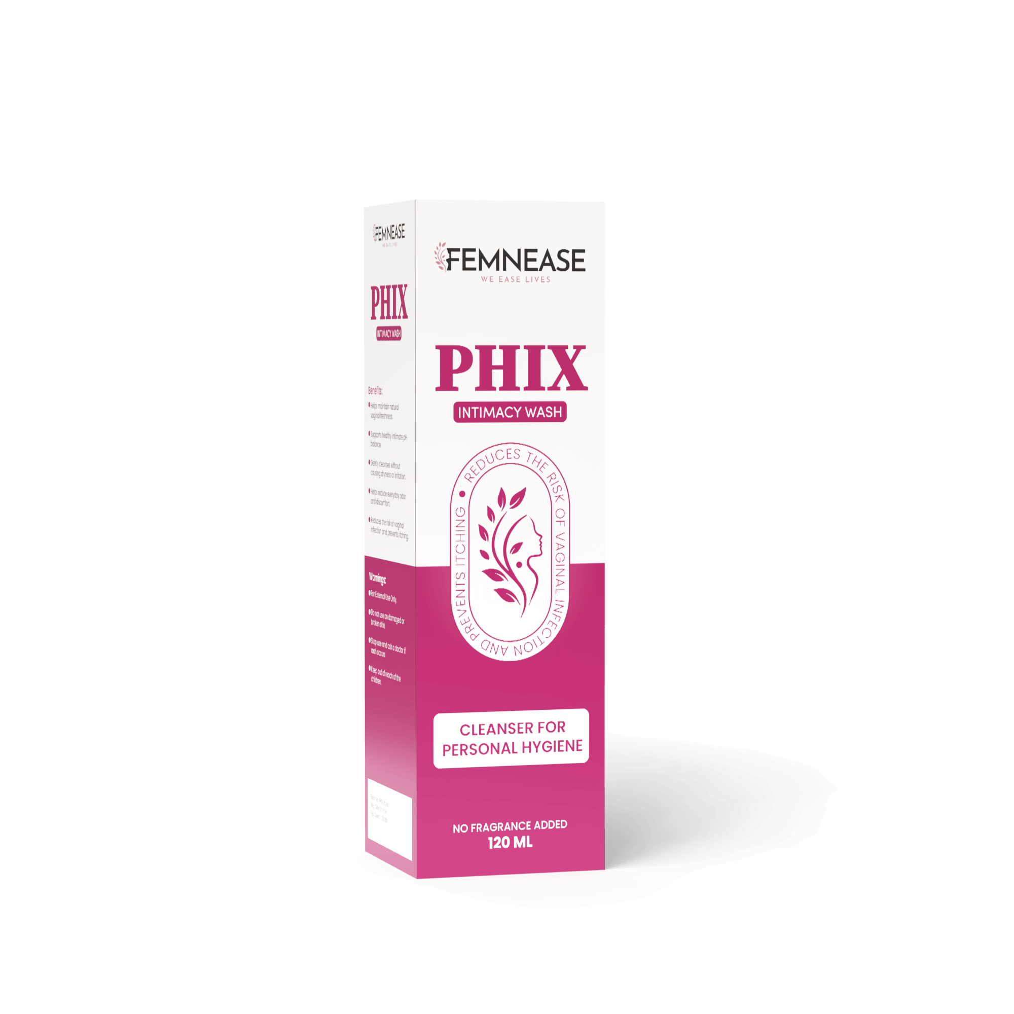 PHIX Intimacy Wash 120ml by FEMNEASE